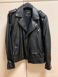 giacca di pelle di zara