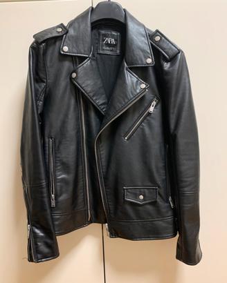 giacca di pelle di zara