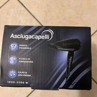 Asciugacapelli pieghevole portatile