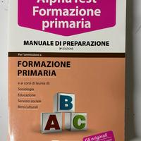 Alpha test formazione primaria. Terza edizione