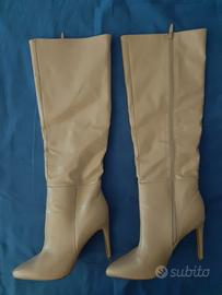 Stivali donna Zuiki al ginocchio misura 40 beige