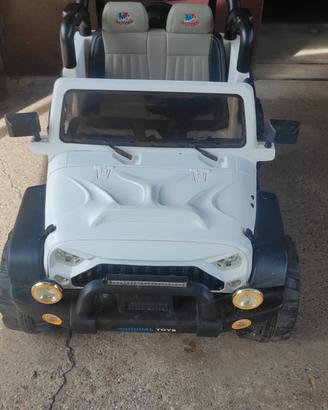 Macchina  elettrica fuoristrada modello Jeep