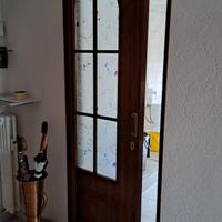 Porte interne, scorrevoli, soffietto,con vetro