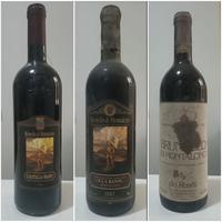 Lotto di 8 bottiglie vini pregiati da collezione