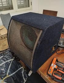 Subwoofer GME Bass 100 250 mm 300W con cassa bass