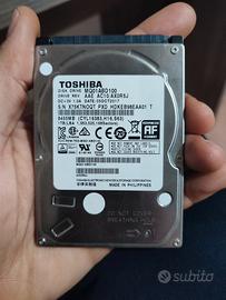 Hard Disk Toshiba 1TB 2.5" SATA per Laptop/PS4/PC