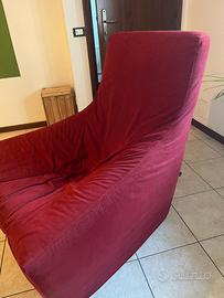 Poltrona design Jesse rossa