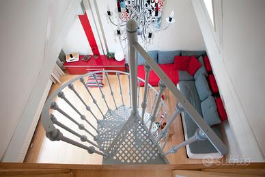 Scala a chiocciola in ghisa