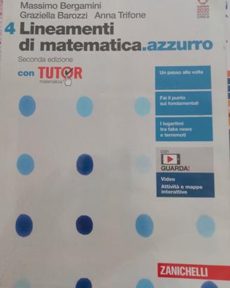 978-8808253910 LINEAMENTI DI MATEMATICA.AZZURRO 4