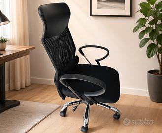 Sedia da ufficio ergonomica regolabile