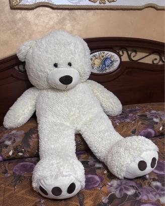 orso gigante peluche bianco