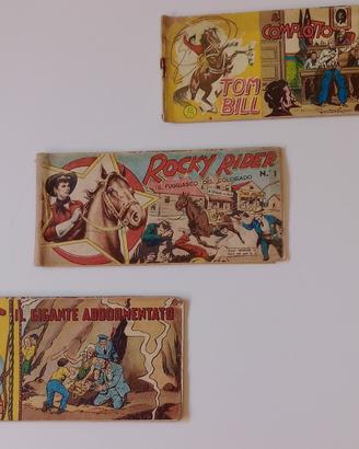 Fumetti a striscia Rocky Rider -Tom Bill - Nat del