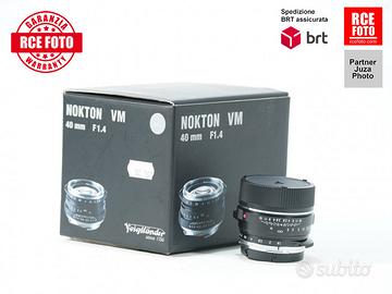 Voigtlander VM Nokton 40 F1.4 MC (Leica)