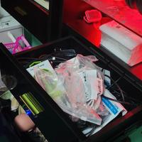 Trittico comodini  con illuminazione a led