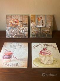 Quadretti vintage art deco casa