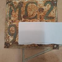 targa storica originale lambretta 150