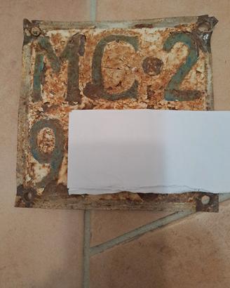 targa storica originale lambretta 150