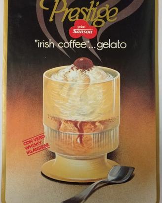 Adesivo vintage gelato Sanson