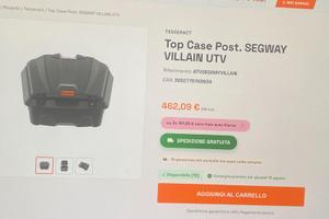 bauletto posteriore per quaad