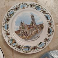 Casalinghi in ceramica, tazze, piattini, vassoio