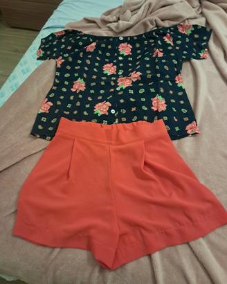 pantaloncino e camicia