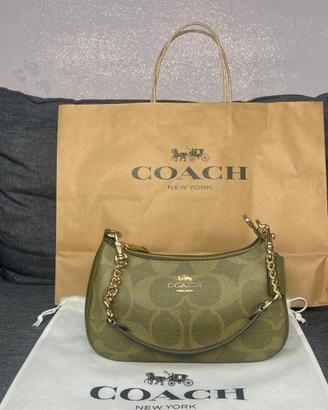 borsa coach verde