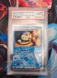 Carta Gradata PSA 8 Piplup Holo 1° Edition 006 B&W