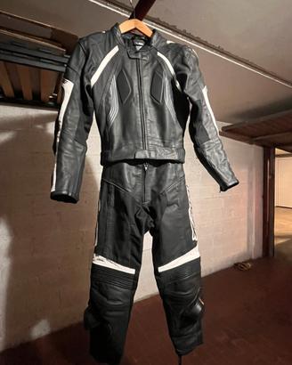 Tuta da moto in pelle divisibile A-Pro