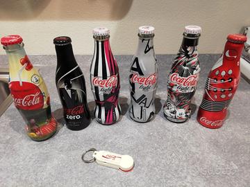 Bottiglie Coca cola tribute + altre