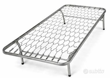 letto singolo rete maglia piedi pieghevoli e non