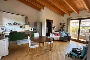 SORISOLE,ATTICO CON TRAVI A VISTA