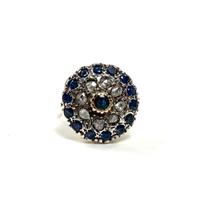 Anello stile vittoriano con Zaffiri