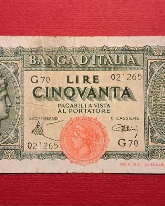 50 lire Italia Turrita G70 021265
