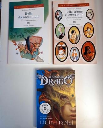 Lotto di 3 libri per bambine / ragazze