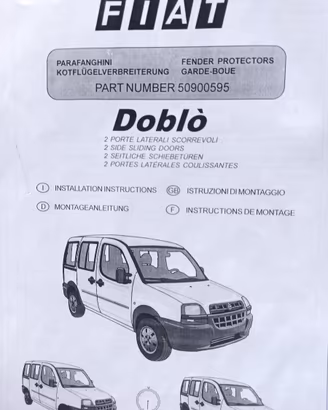 Kit codolini parafanghi doblo prima serie