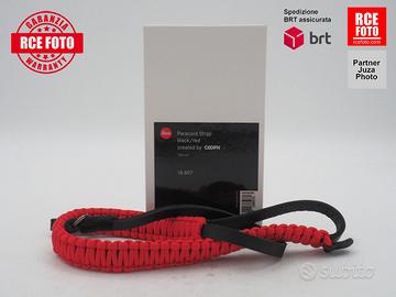 Leica Paracord Strap Black/Red COD 18897
