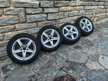 Cerchi in lega più gomme termiche per Mercedes clk
