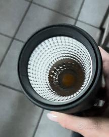 Faretti LED da binario neri