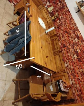 cassapanca in legno massiccio