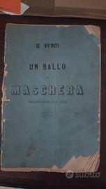 Libretto Un ballo in maschera Verdi Bastia 1875
