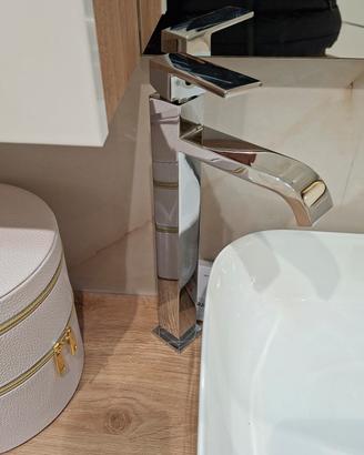 Miscelatore bagno cromato