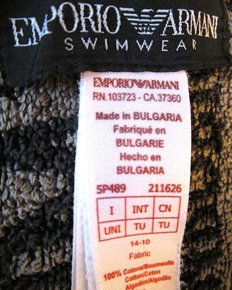 Telo EMPORIO ARMANI piscina spiaggia asciugamano