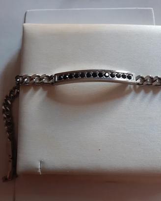 Morellato bracciale Black & White cm 21,5 Zirconi
