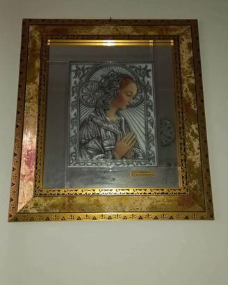 QUADRO IN ARGENTO - "MADONNA"