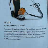 decespugliatore stihl fr235