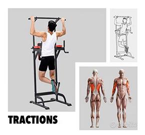 🏋️♂️ Ultrasport Home Gym  Pull up e Dip