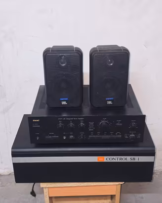 2.1 JBL Control + Amplificatore Teac 