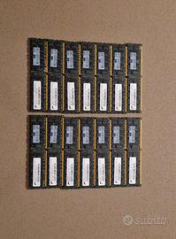 Lotto Memorie Ram DDR2 Ecc 2GB 4GB Server