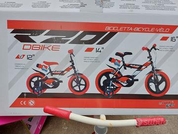 Bicicletta con rotelle bambino