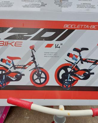Bicicletta con rotelle bambino